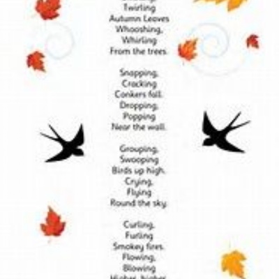 Autumn themed poetry day - Yealmpton Primary School